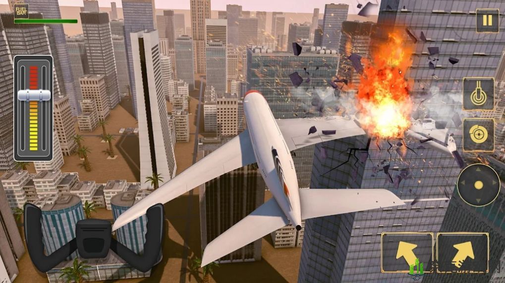 飞机冲击坠毁模拟器